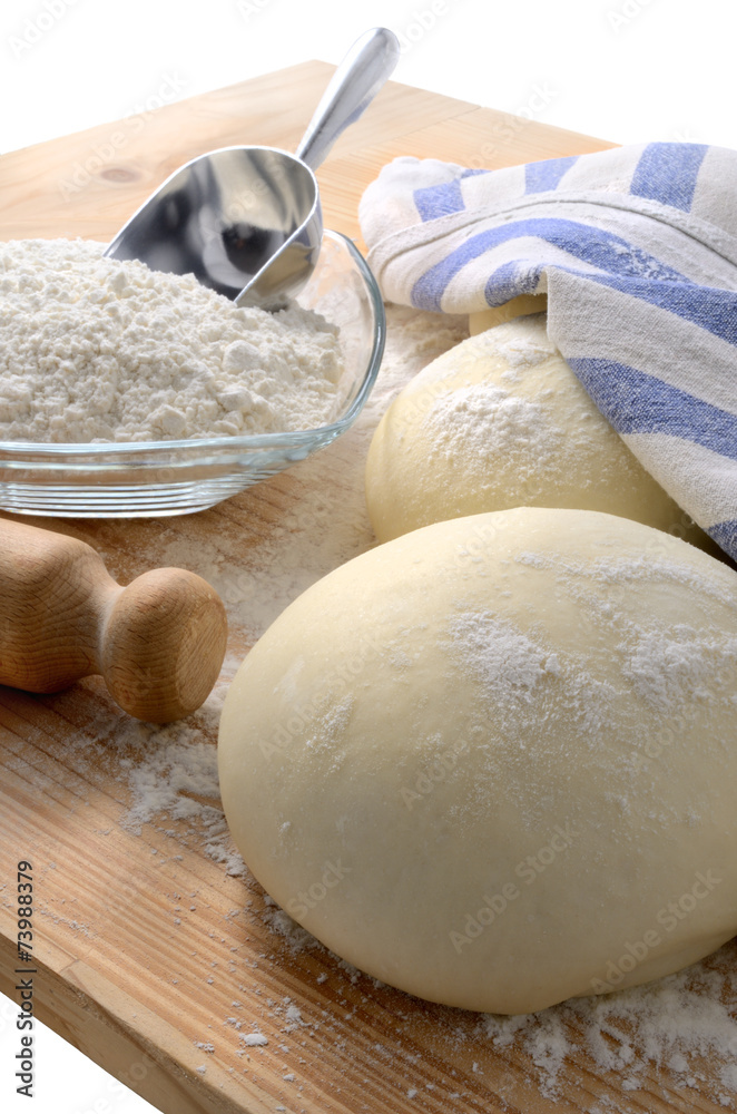 Dough for bread and pizza