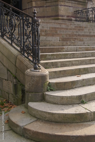 Escalier baroque bourgeois