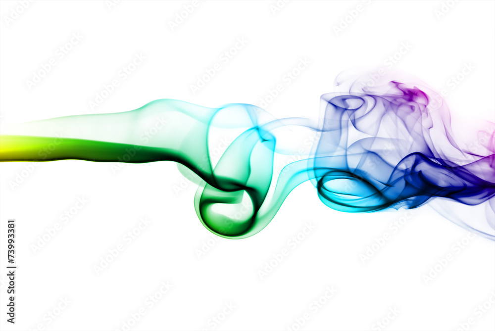 Colorful smoke
