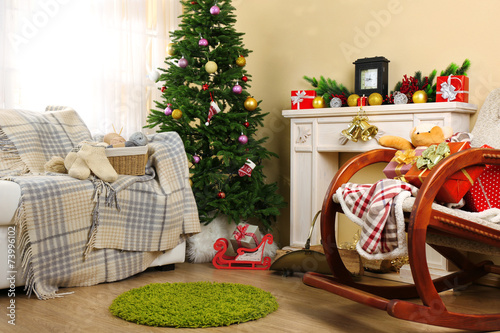 Beautiful Christmas interio...
