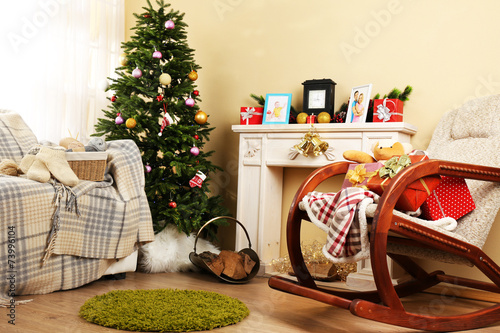 Beautiful Christmas interio...