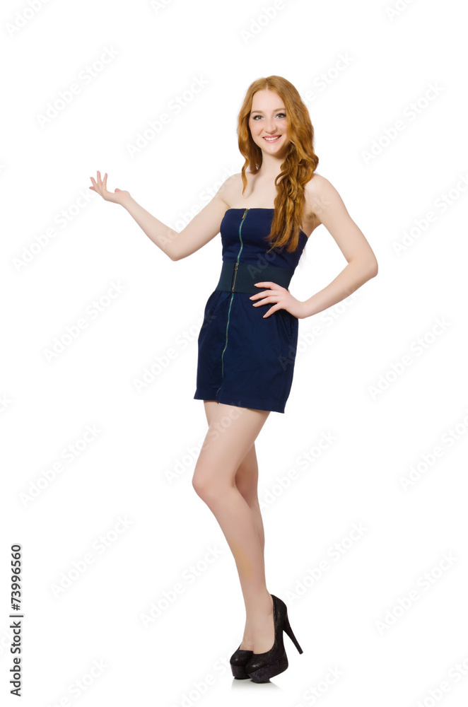 Woman isolated on the white background Woman isolated on the white background