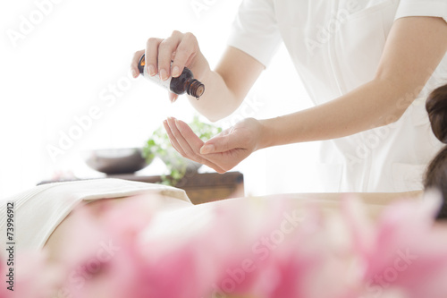 Canvas Print Aroma oil Este