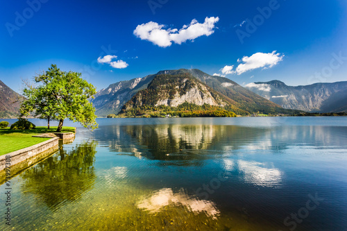 Lake in the Alps  Hallstatt