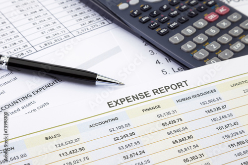 Expense management and report © vinnstock
