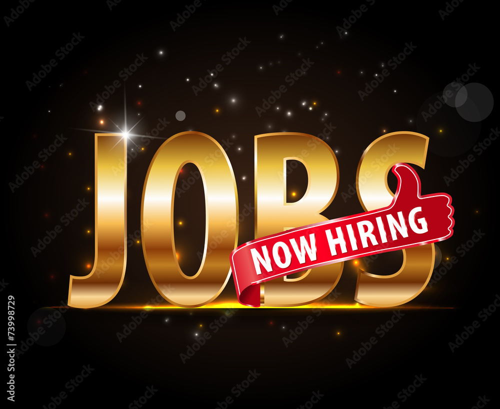 jobs opening now Hiring red thumbs up advertising job offers