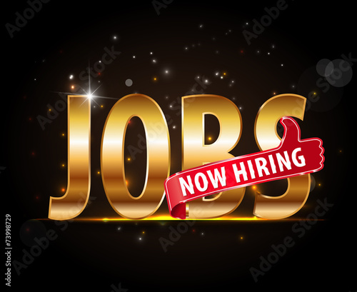 jobs opening now Hiring red thumbs up advertising job offers