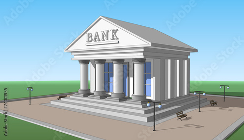 Bank, right side view 02