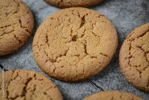Gingersnap cookies for Christmas