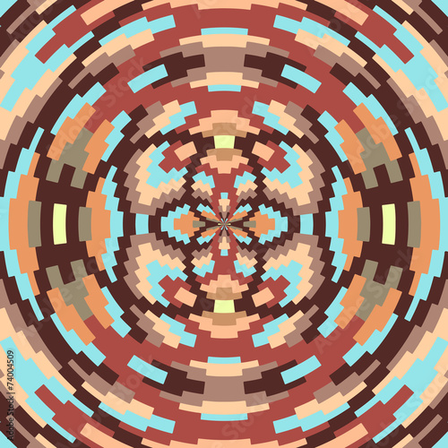 Ethnic geometric ornament. pattern background