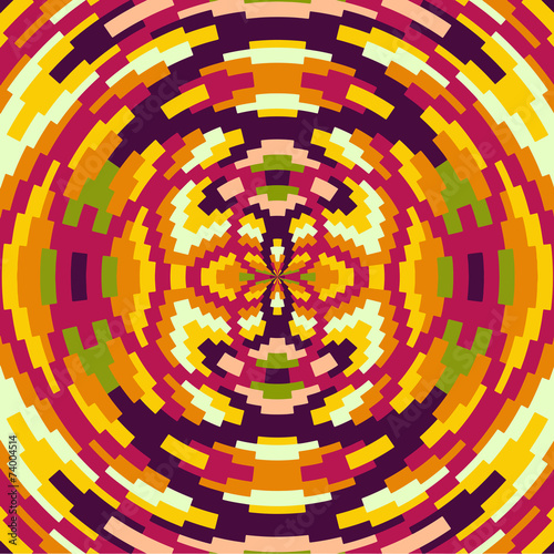Ethnic geometric ornament. pattern background