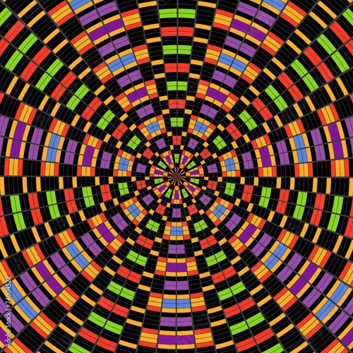 Ethnic geometric ornament. pattern background