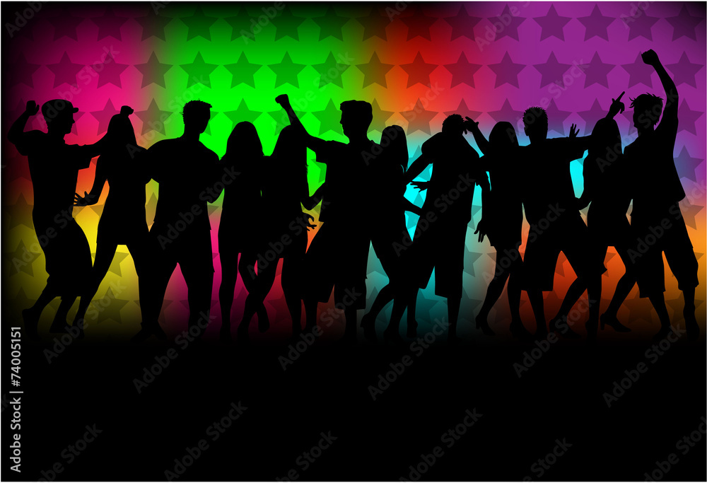 Dancing silhouettes Dancing silhouettes