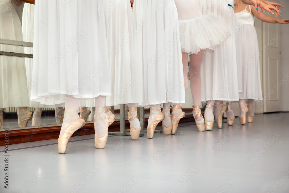 Ballerinas' Legs in a Row Ballerinas' Legs in a Row