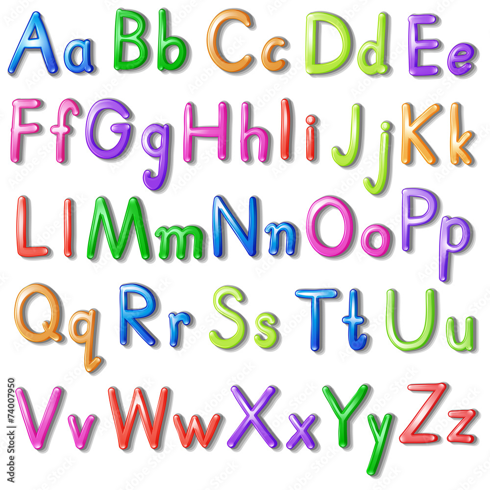 Letters of the alphabet Letters of the alphabet