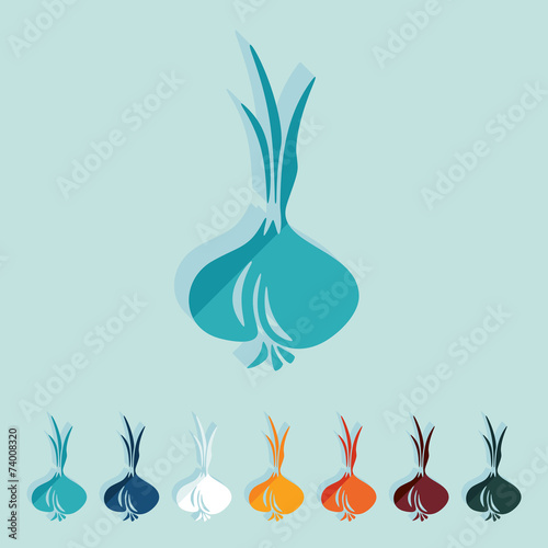 Flat design: onion © palau83