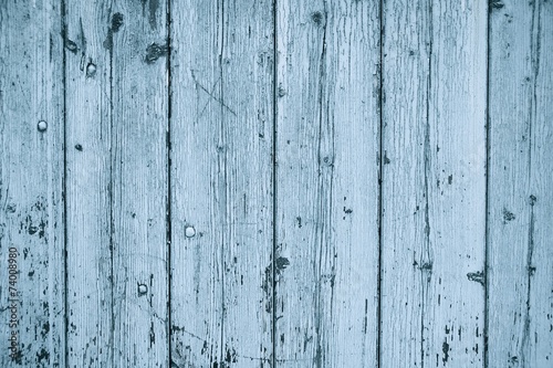 Holzwand - grau / blau
