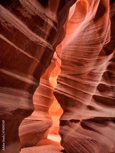 Close up from Antelope Canyon near Page, Arizona