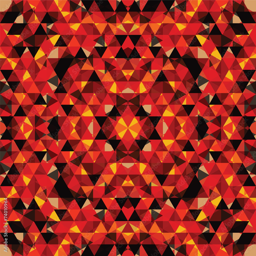 Triangular Mosaic Colorful Background Triangular Mosaic Colorful Background