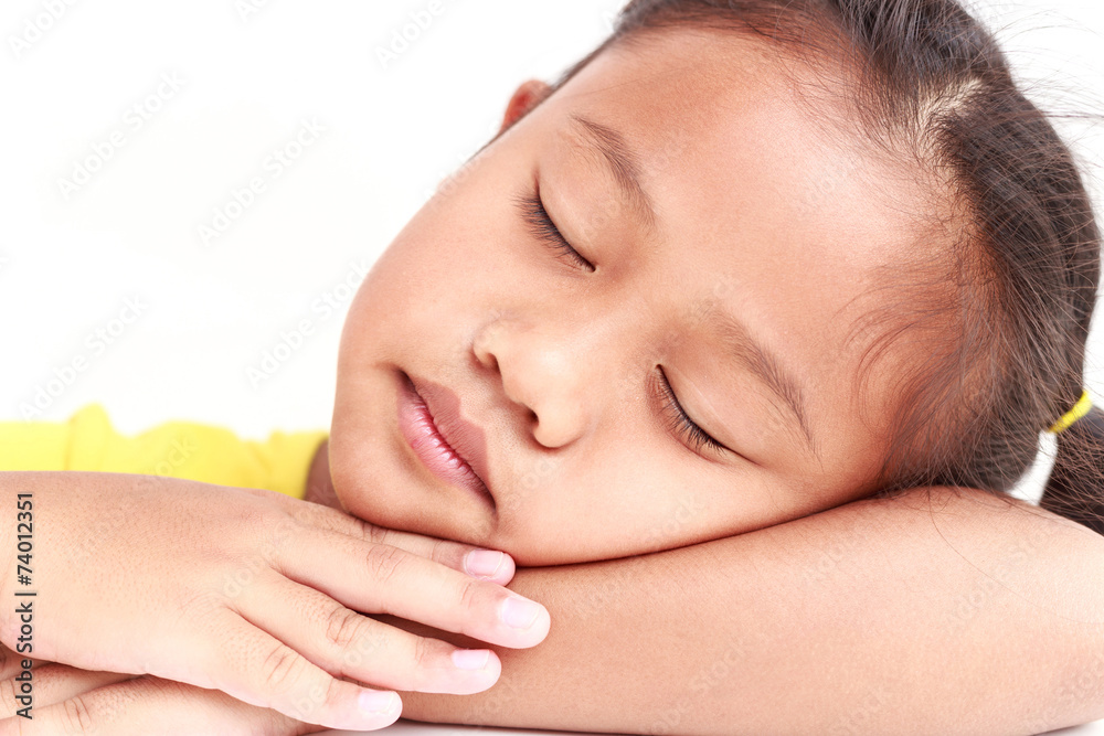 Thai children Isolated on white background