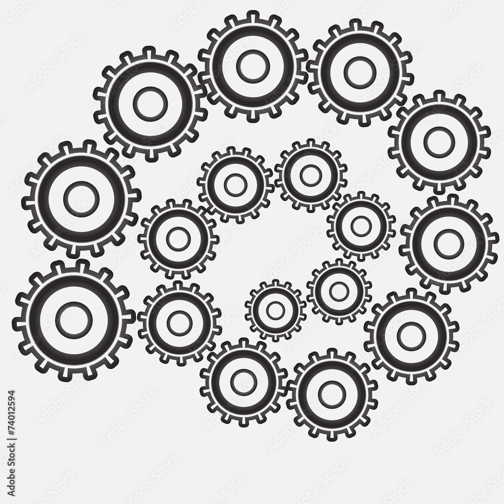 Design of gears of different diameters Design of gears of different diameters