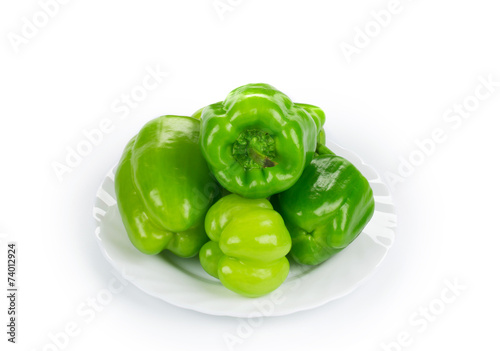 Sweet green peppers
