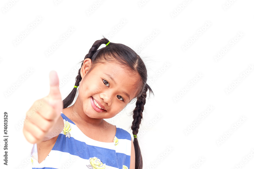 Young Asian girl isolated on white background Young Asian girl isolated on white background
