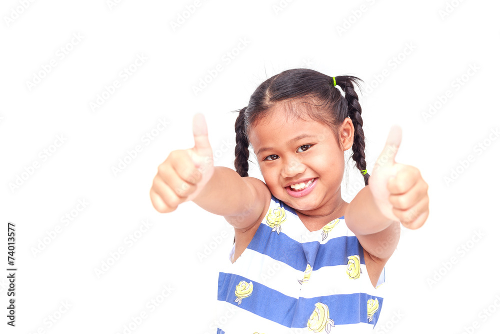 Young Asian girl isolated on white background Young Asian girl isolated on white background