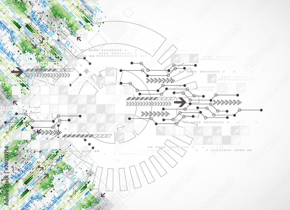 Obraz premium Abstract technology business background