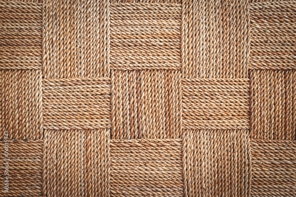 wicker texture background, traditional handicraft weave Water Hy - obrazy, fototapety, plakaty 