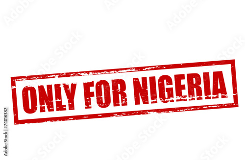 Only for Nigeria
