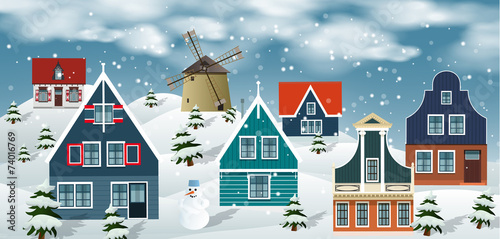 Winter landscape (Dutch countryside)