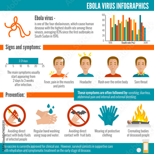 Ebola virus infographics