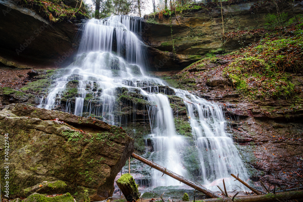 Obraz premium Hörschbach-Wasserfall
