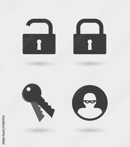 security icon set