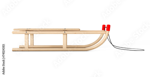 Fotografie Classic Wooden Sled