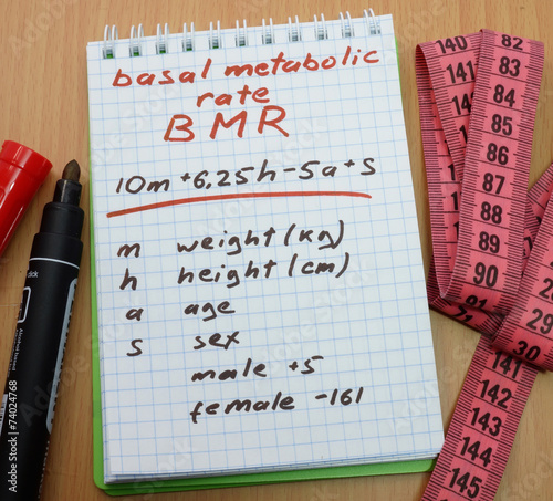 BMR. Basal metabolic rate