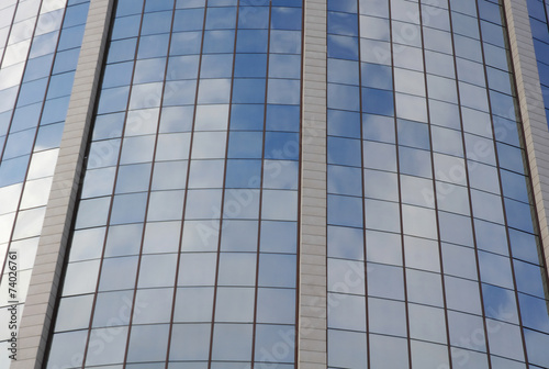 Sky Reflection in hotel building glass