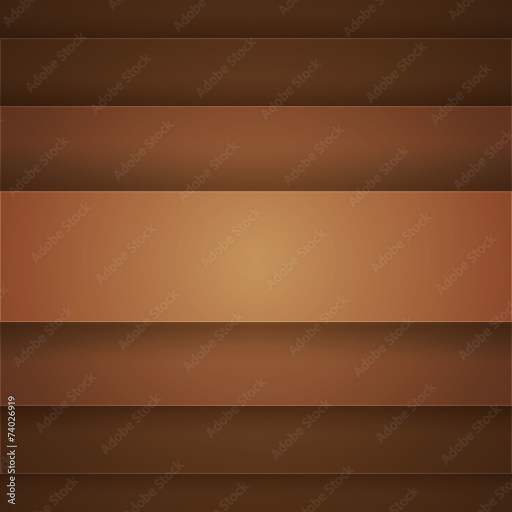 Fototapeta premium Brown paper layers abstract vector background