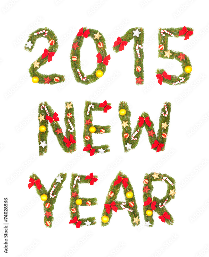 New Year's Eve greeting. 2015 New Year's Eve greeting. 2015