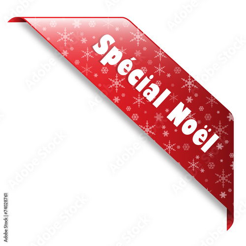 Ruban "SPECIAL NOEL" (promo bonne année meilleurs voeux)