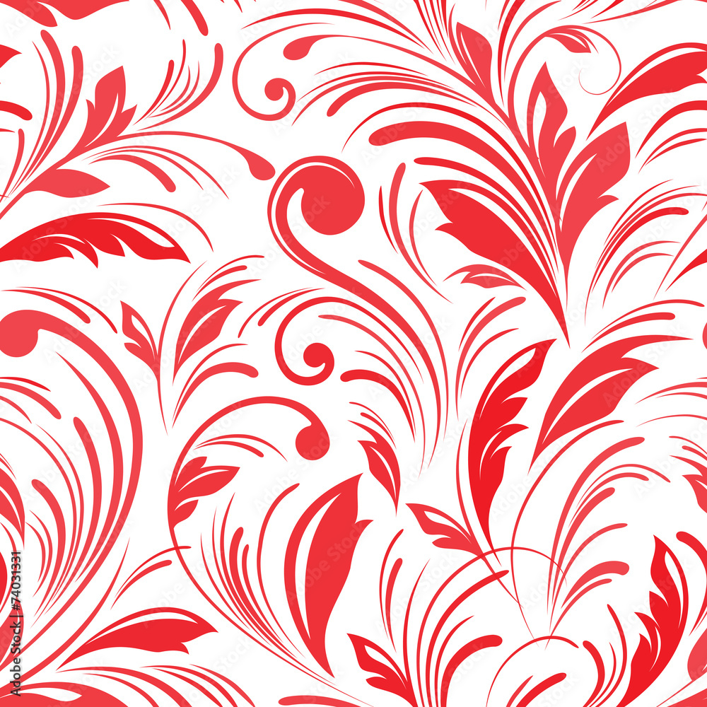 Vector floral seamless pattern Vector floral seamless pattern