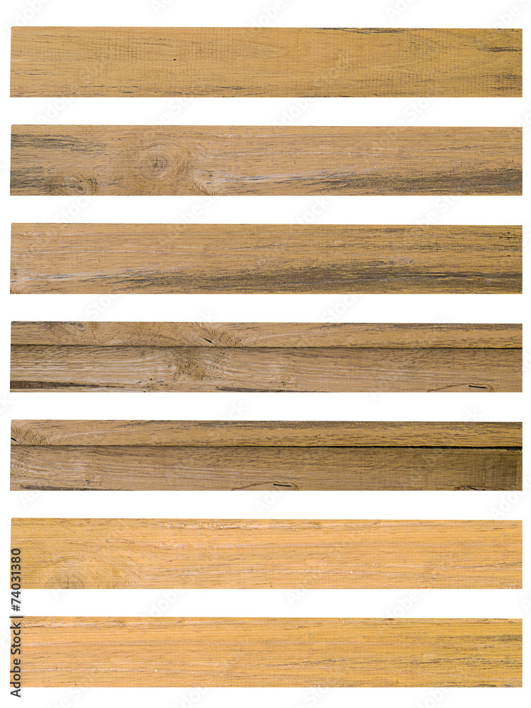 Isolate Wood plank brown Isolate Wood plank brown