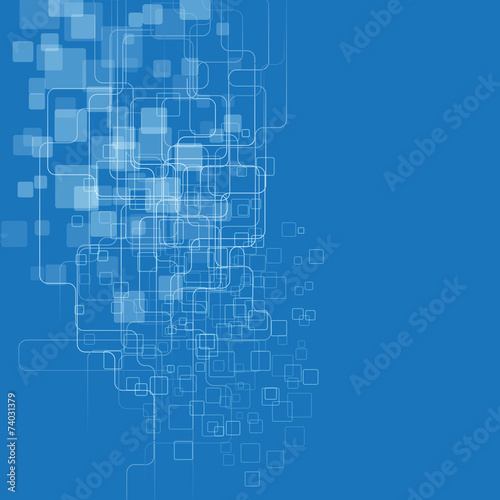 Blue abstract background. Vector illustration