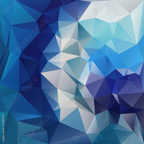 vector polygonal background triangular blue colors - spiral