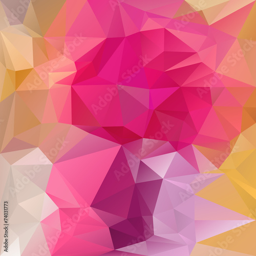 vector polygonal background triangular design in magenta colors