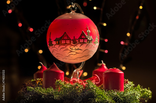 Obraz na płótnie Advent 5 w salonie