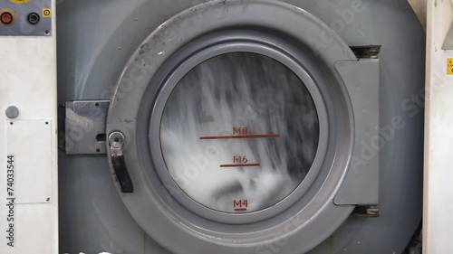 Rubber industry - wash machine in a factory