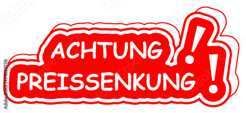 Achtung Preissenkung 0112