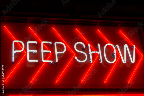 Peep Show sign
